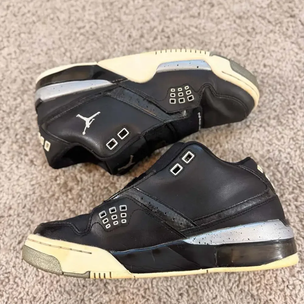 Jordan Flight 23 GS Black Grey Youth 6.5Y Sneakers Boys Girls Shoes‎ EUC